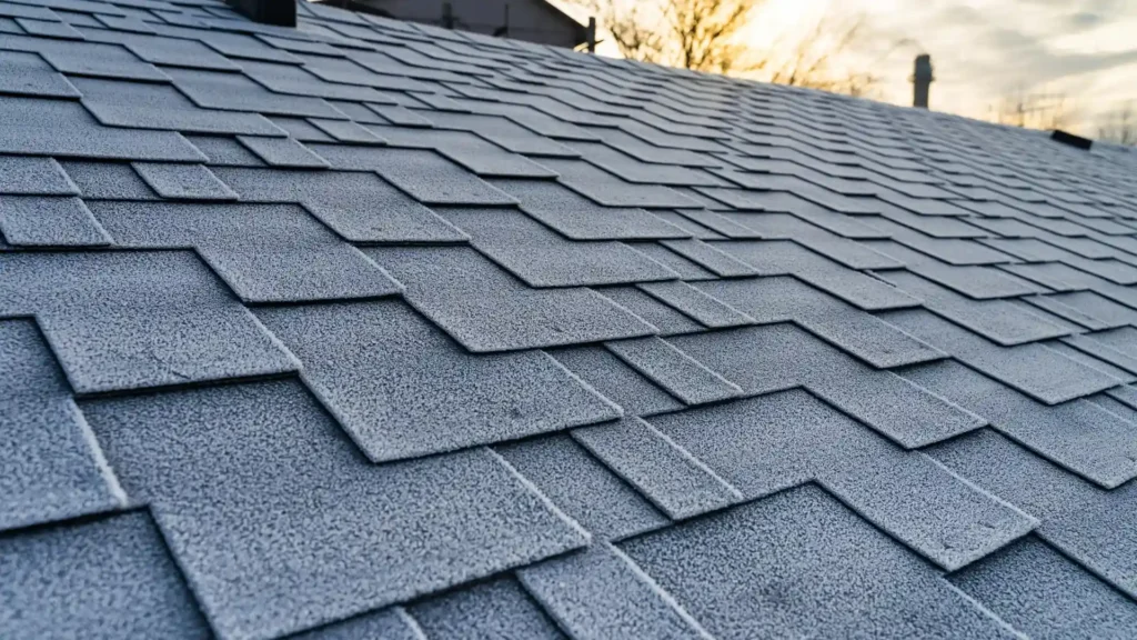 Class 4 impact-resistant shingles designed for hail protection